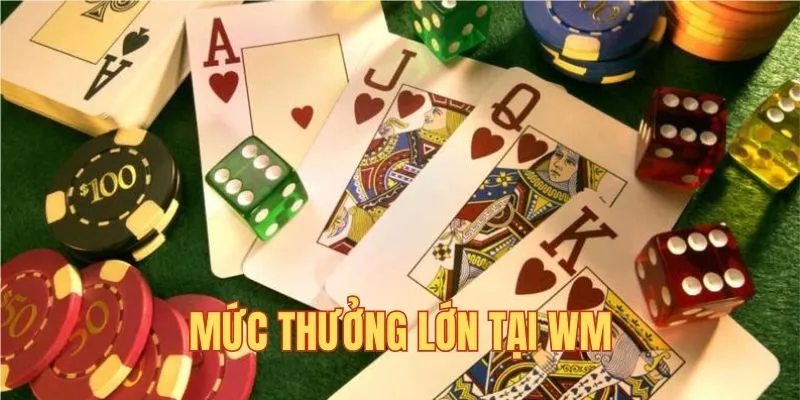 Sảnh WM QQ88 - Chinh Phục Những Dòng Game Sòng Bạc Đỉnh Cao 2 Mức thưởng lớn khi tham gia cược tại WM